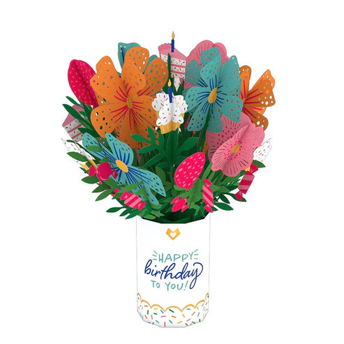 Birthday Flower Bouquet Love Pop