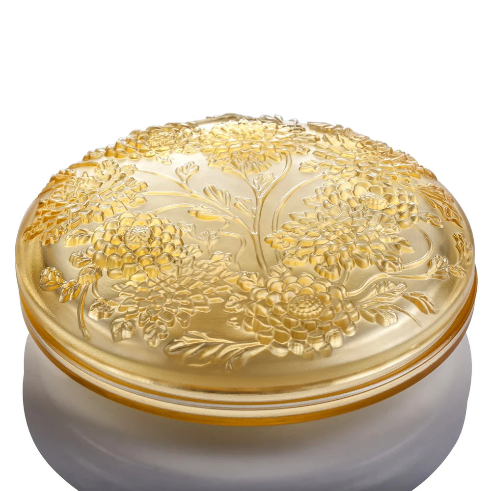 Crystal Jewelry Box, Chrysanthemum, Lunar Treasure Chest (Large)