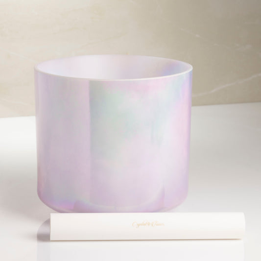 8” D-5 St. Germain Sky Platinum Inside Singing Bowl