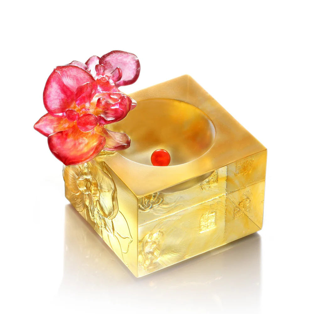 Crystal Flower, Moth Orchid, Red Radiance