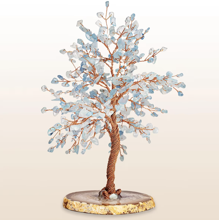Relaxing Lullaby - Aquamarine Feng Shui Tree