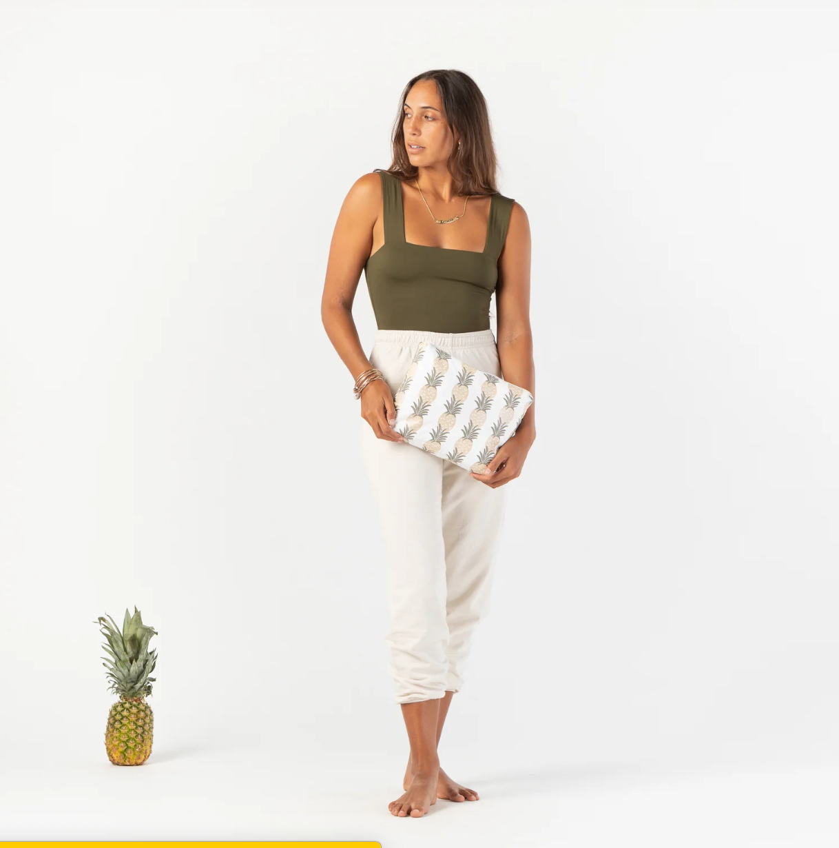 Mid Pouch- Pineapple Groove Moon Shimmer