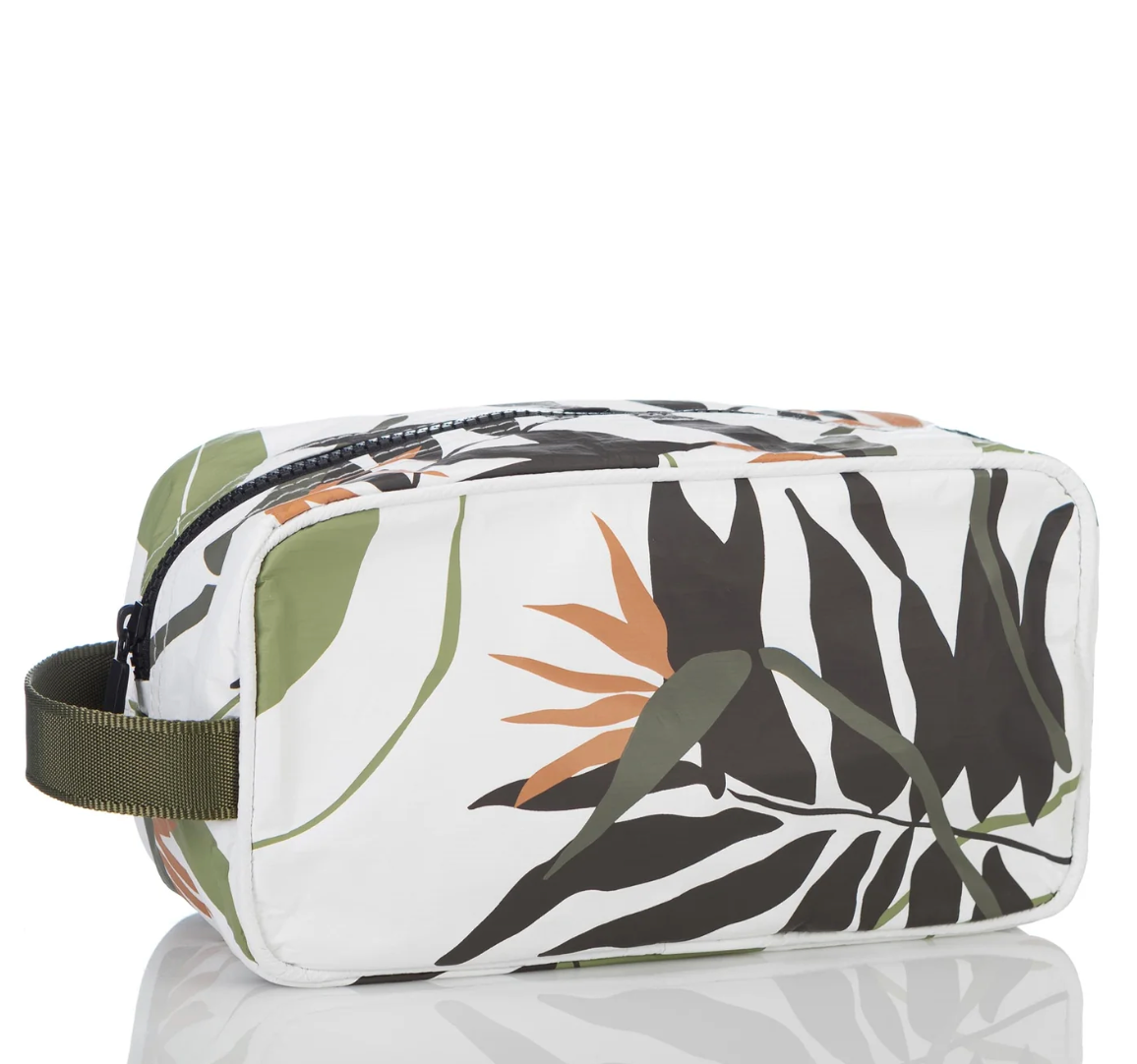 Painted Birds Dopp Kit Neutrals
