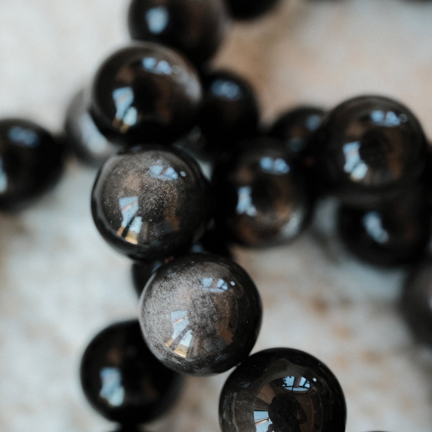 Silver Obsidian 10MM