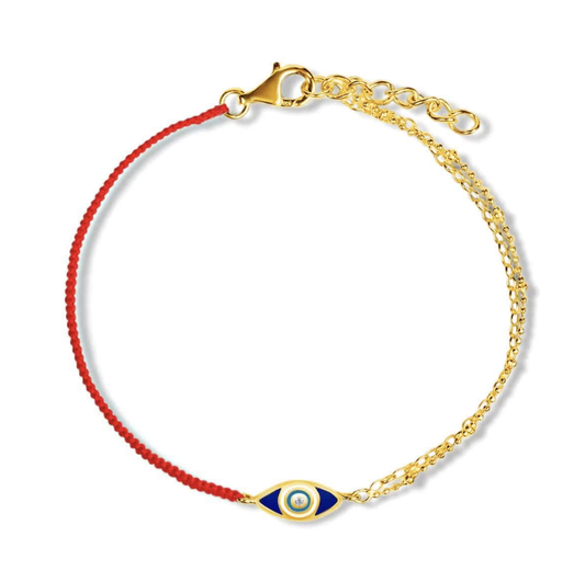 Positive Outcome - Red String Evil Eye Charm Bracelet