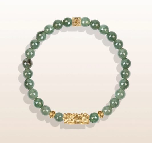Untamed Spirit - Jade Dragon Feng Shui Bracelet