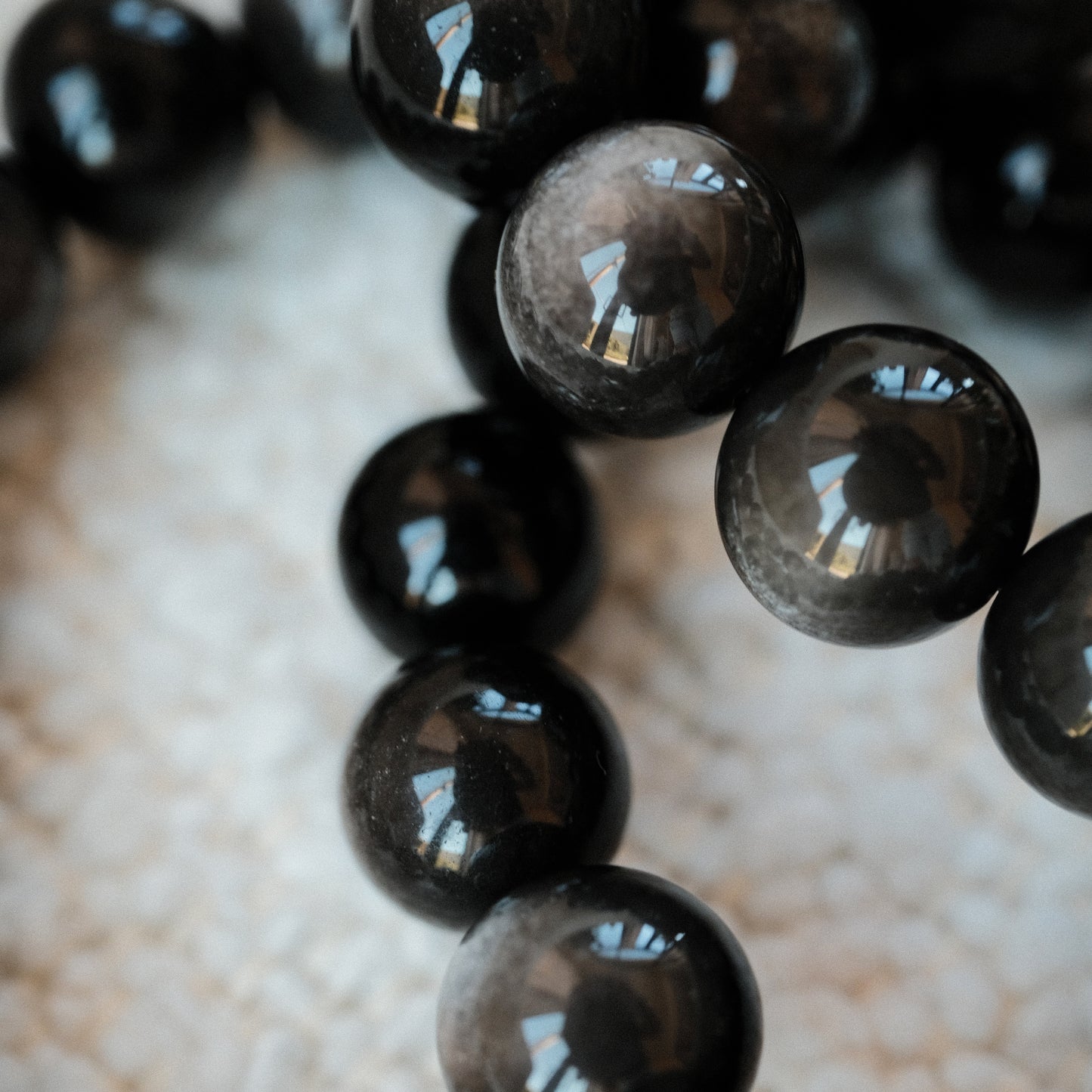 Silver Obsidian 10MM