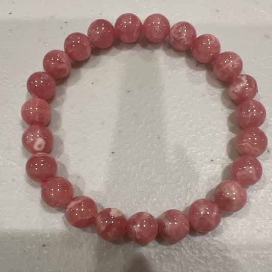 Rhodochrosite Quartz 8mm