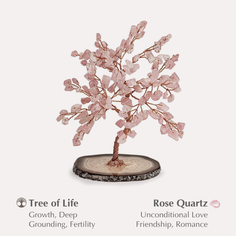 Love Harmony - Rose Quartz Feng Shui Tree