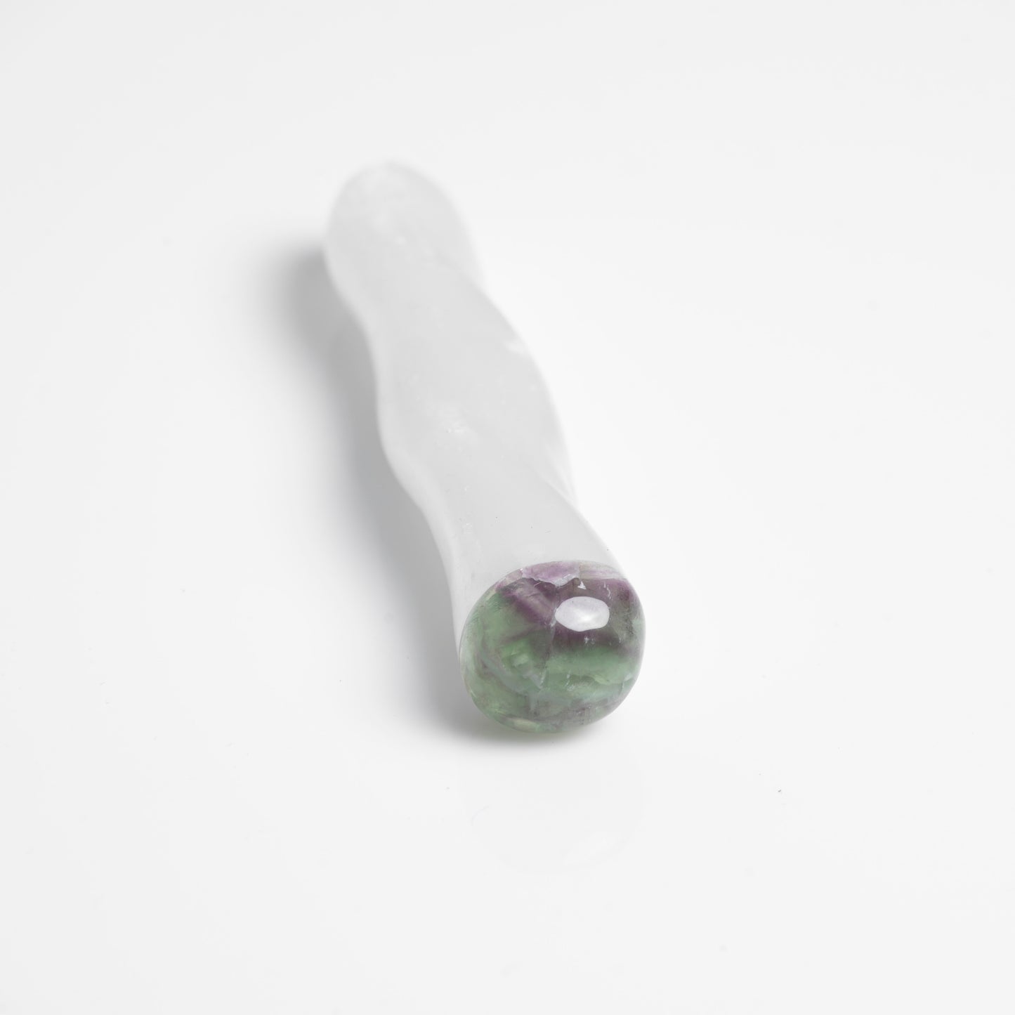 Selenite Grounding Wands with Aventurine
