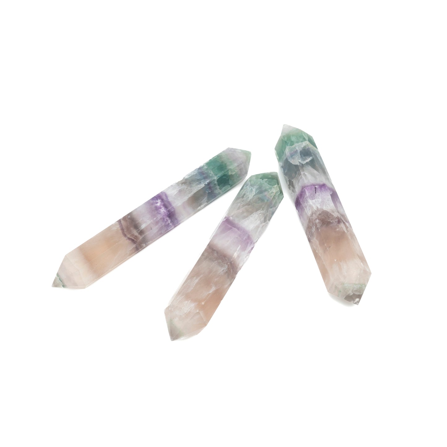 Rainbow Fluorite Wands (A Grade)