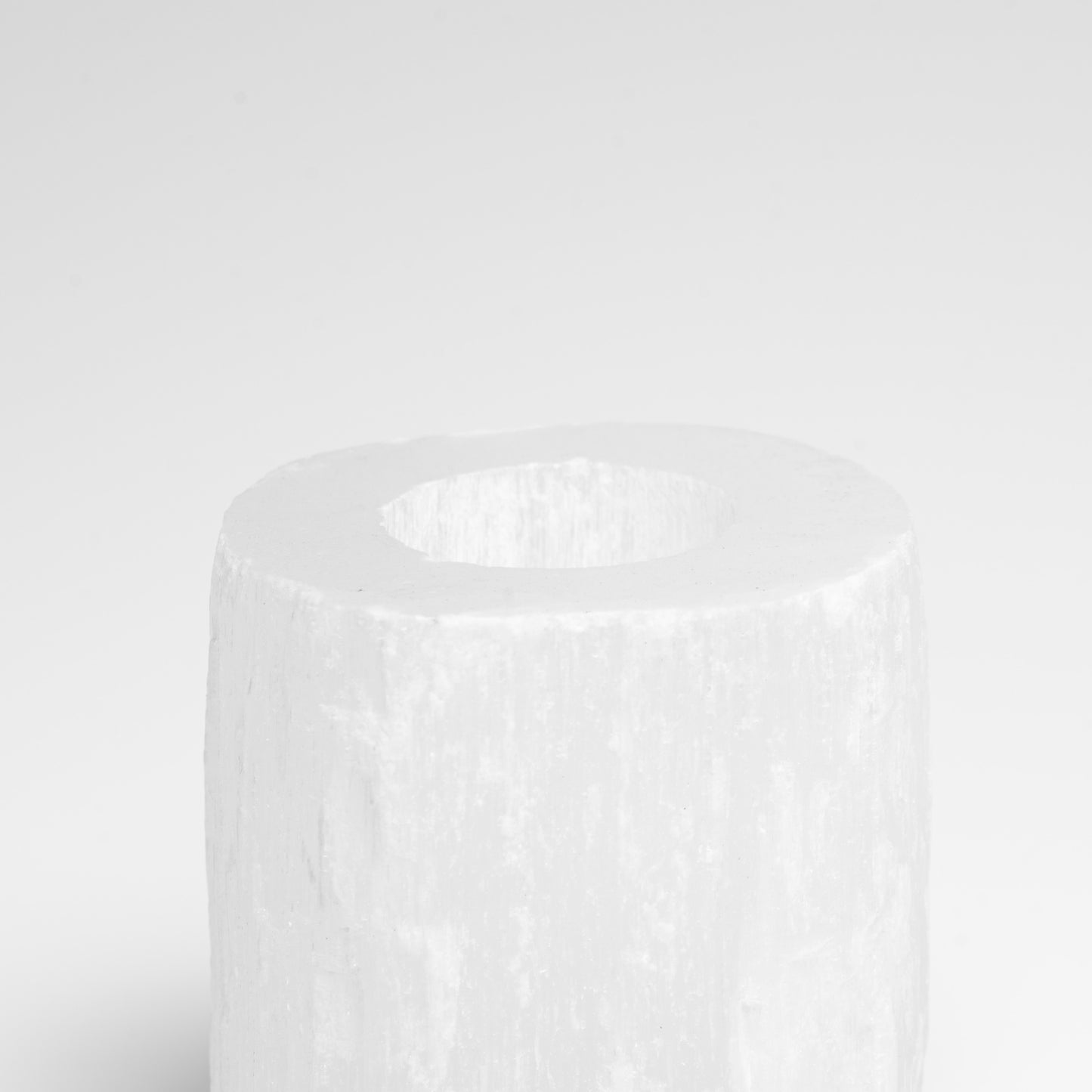 Selenite Candle Holder