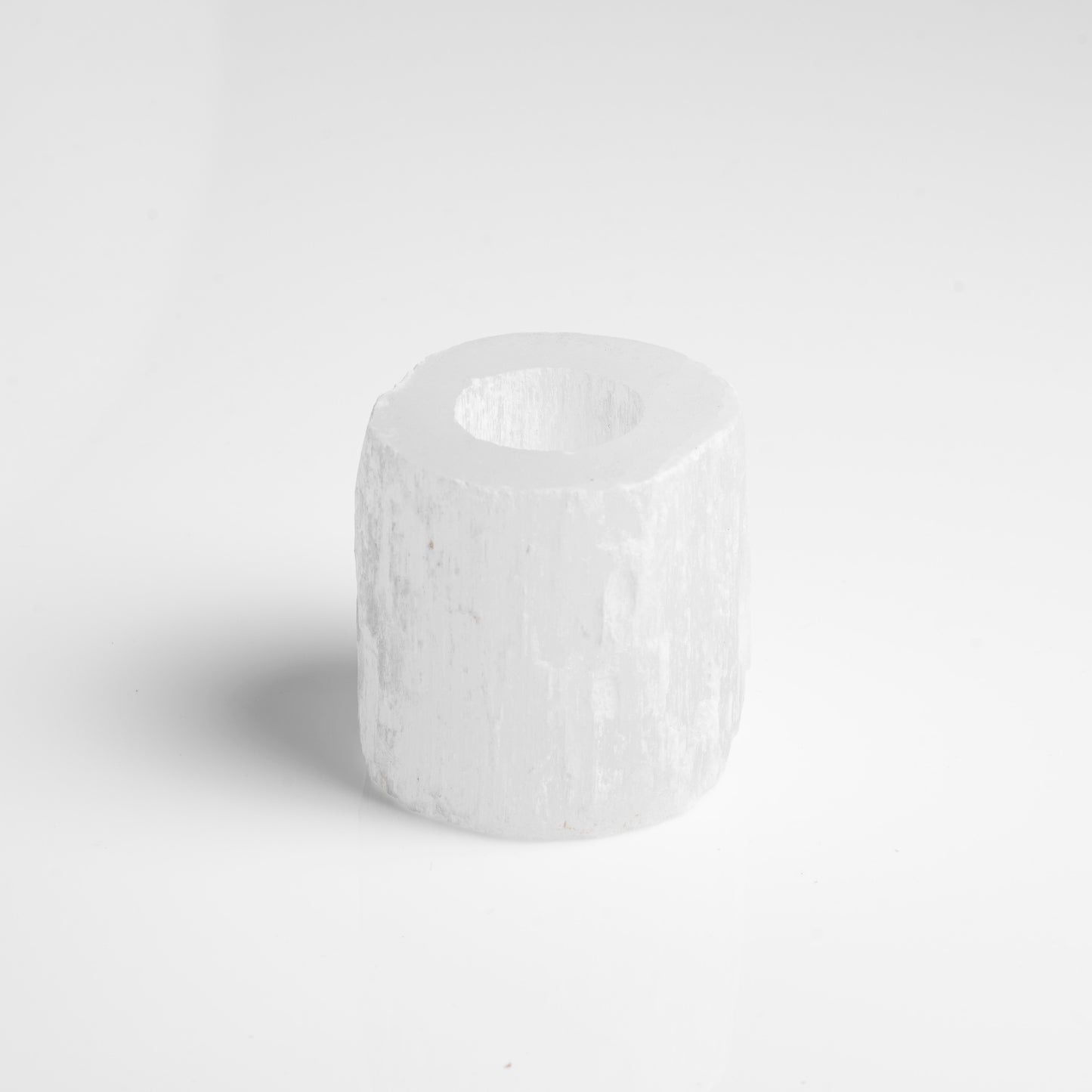 Selenite Candle Holder