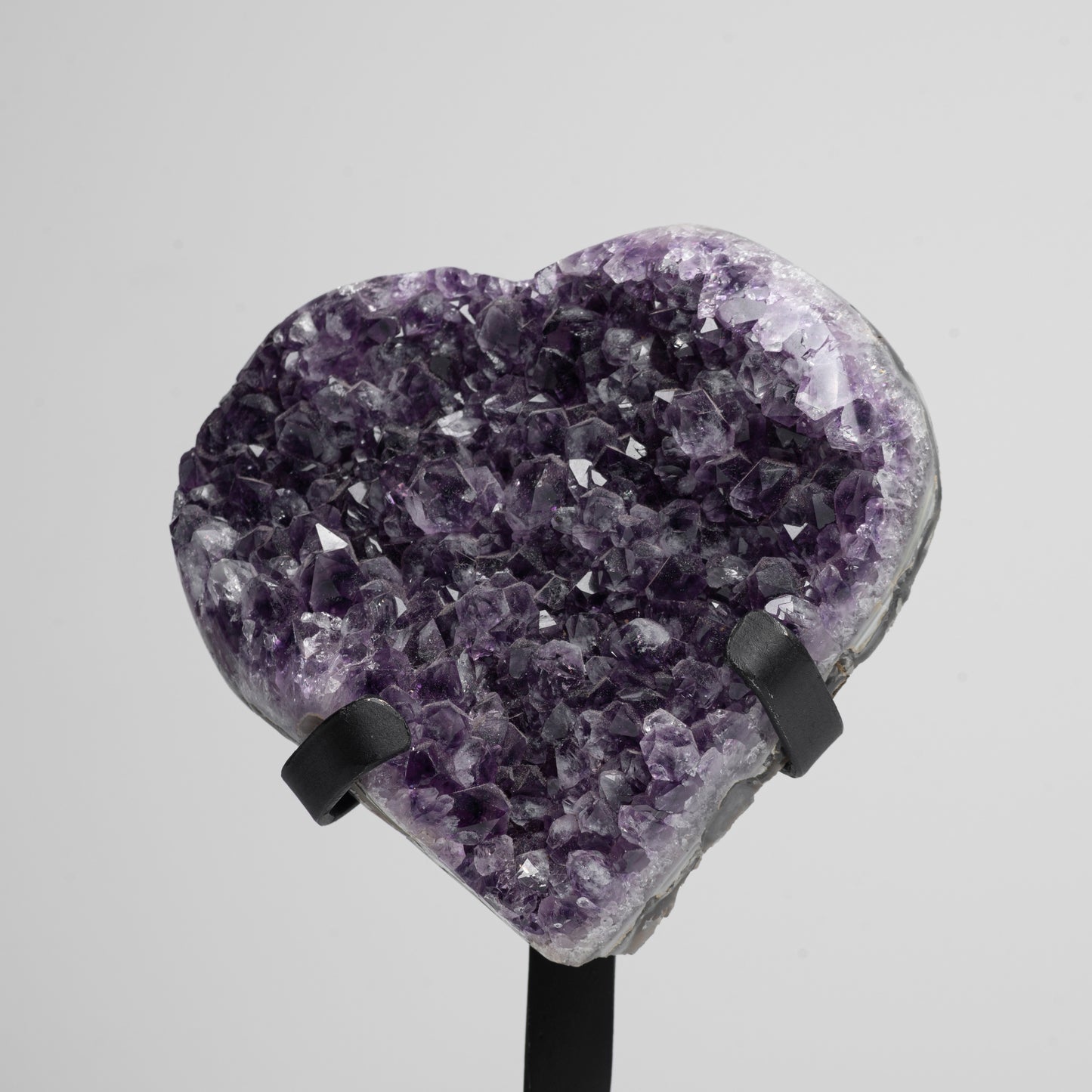 Amethyst Heart with Stand