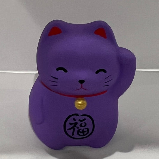 Sm Purple Lucky Cat
