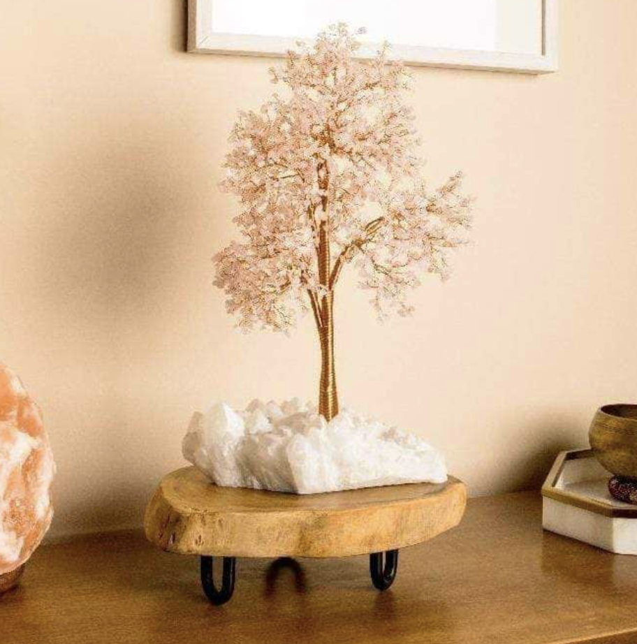 Loving Vibes - Rose Quartz Feng Shui Tree