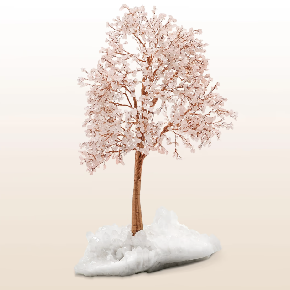 Loving Vibes - Rose Quartz Feng Shui Tree