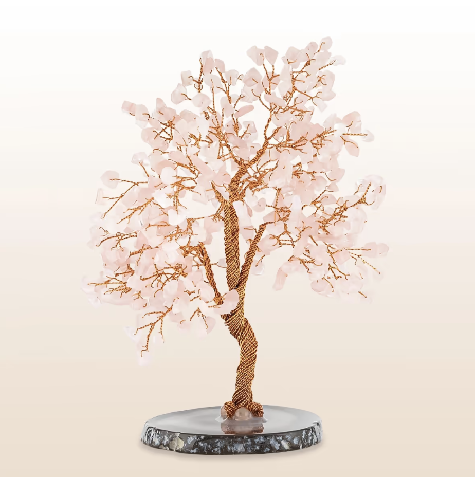 Love Harmony - Rose Quartz Feng Shui Tree