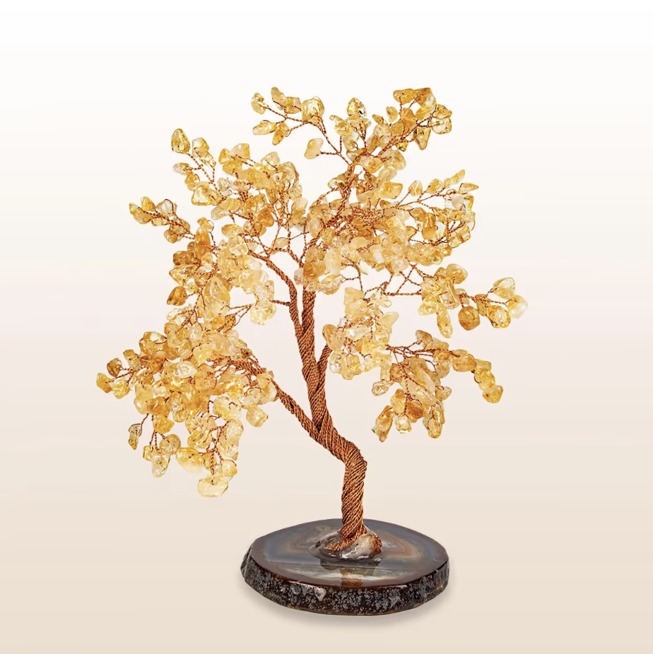 Happiness Evoker - Citrine Feng Shui Tree