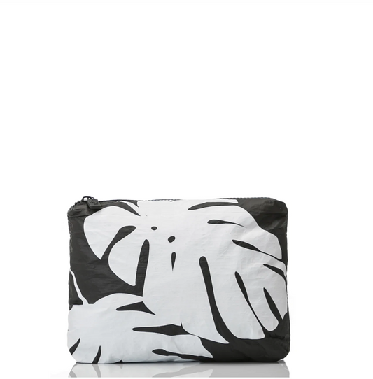 Small Monstera White/Black