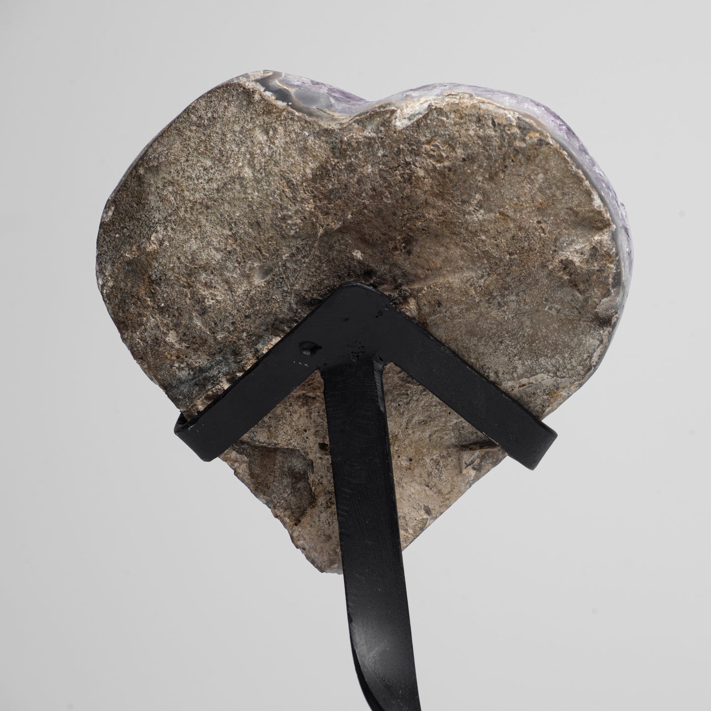 Amethyst Heart with Stand