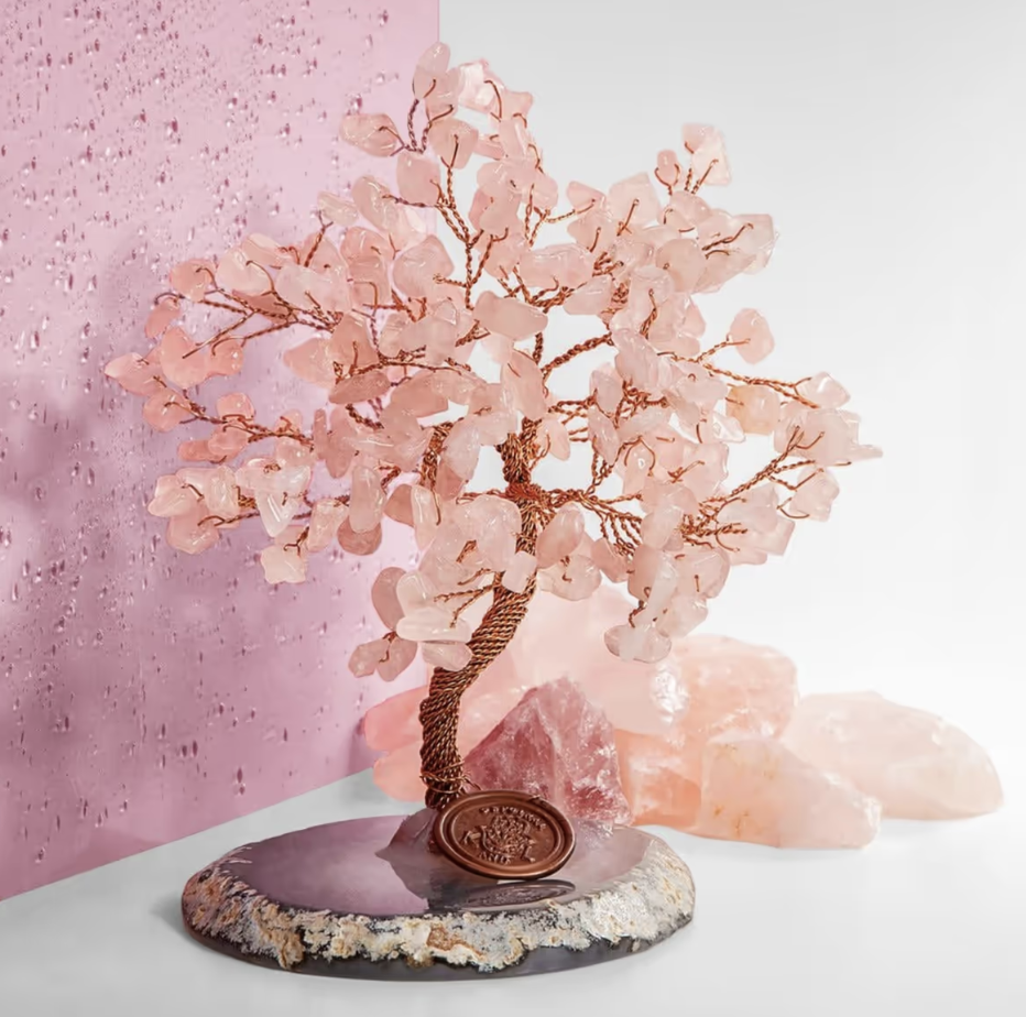 Love Harmony - Rose Quartz Feng Shui Tree