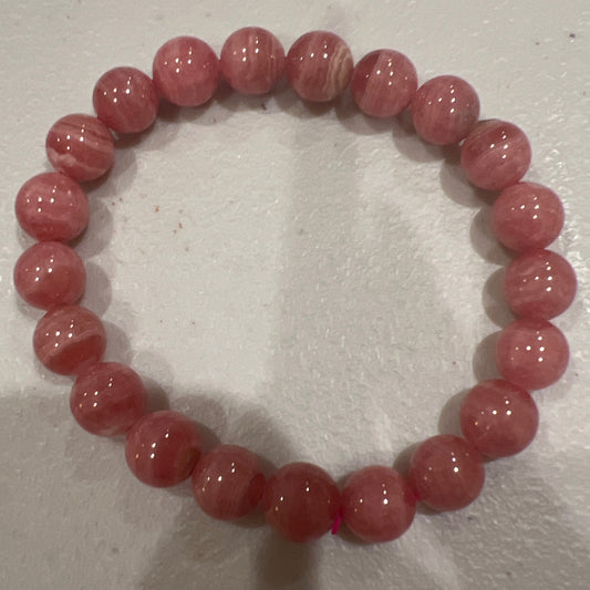 Rhodochrosite Quartz 9mm