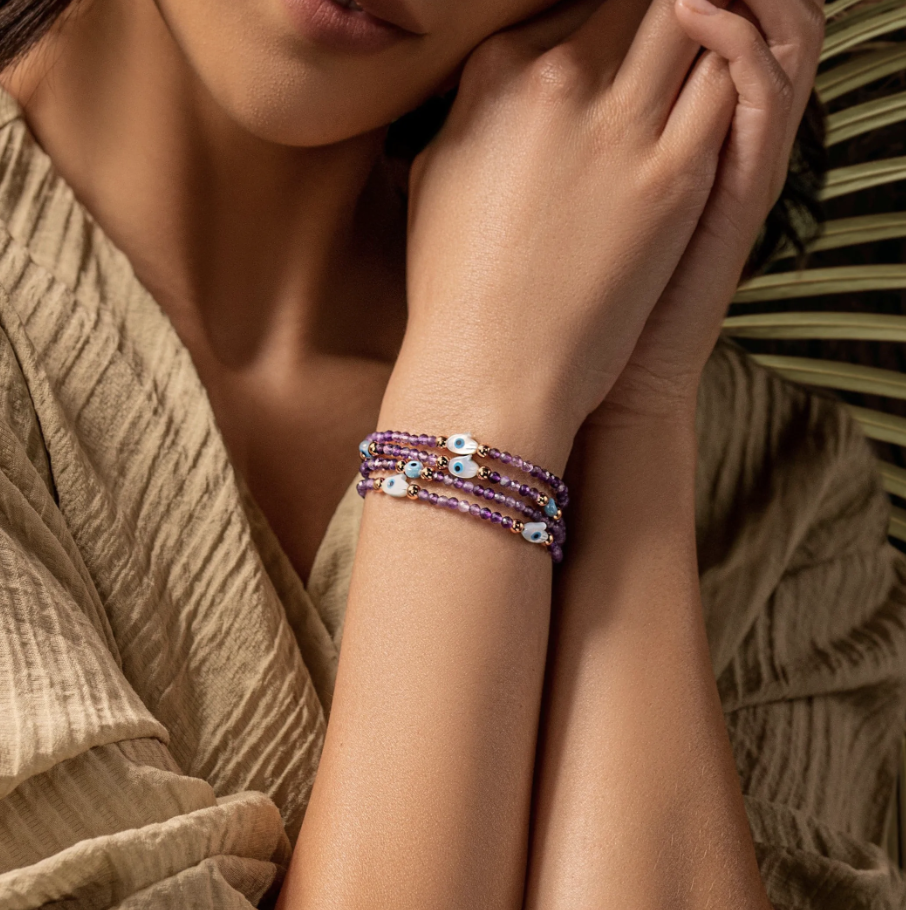 Intuition Amplifier - Amethyst Stone Bracelet