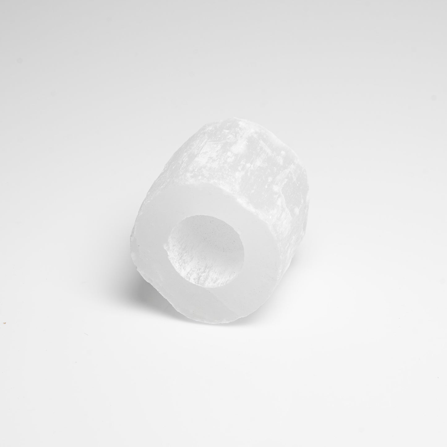 Selenite Candle Holder