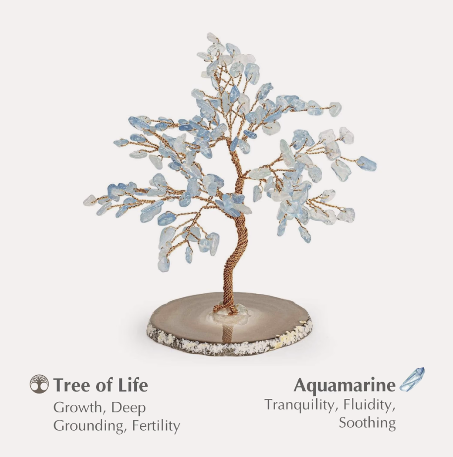 Relaxing Lullaby - Aquamarine Feng Shui Tree